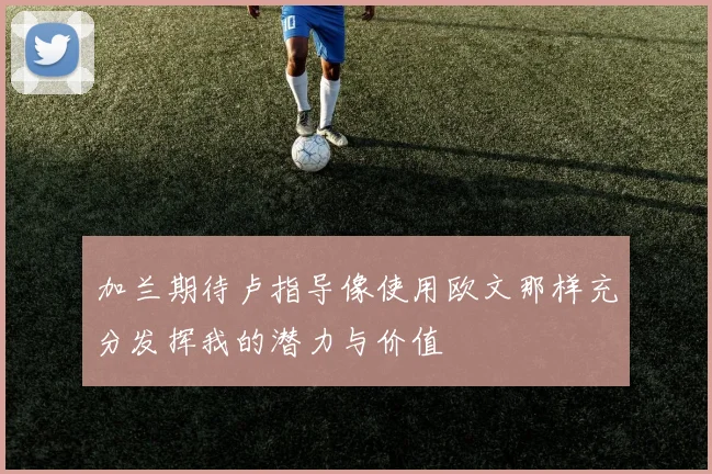 加兰期待卢指导像使用欧文那样充分发挥我的潜力与价值